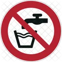 Prohibition Water Icon