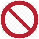Prohibition Dont Forbidden Icon