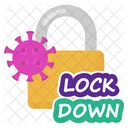 Prohibition Lock Down Quarantine Icon