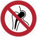 Proibicao Articulacao Ícone