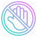 Proibicao Nao Toque Ícone