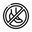 Proibicao Vestindo Sapatos Ícone