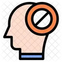 Proibicao Mente Pensamento Ícone