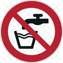 Proibicao Agua Ícone