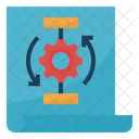 Project Workflow System Icon
