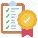 Project Certificate Project Quality Icon