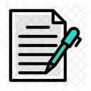 Contract Project Document Icon