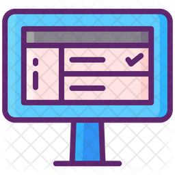 Project Dashboard Icon - Download in Colored Outline Style