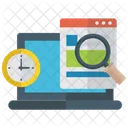 Project Monitoring Project Deadline Web Speed Icon