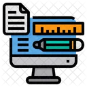 Computer File Office Supplies Icon
