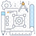 Project Workflow Scheme Project Development Icon