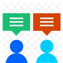 Project Discussion Conversation Communication Icon