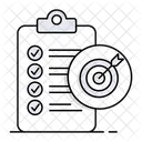 Project Goals Project Objectives Task Targets Icon