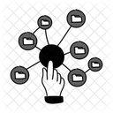 Black Monochrome Multiproject Illustration Illustration Project Business Symbol