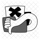 Black Monochrome Project Failed Illustration Illustration Project Business Symbol