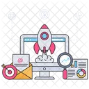 Business Startup Business Launch Business Initiation Icon