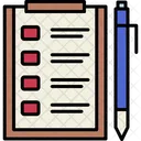 Project List Tasks Clipboard Icon