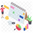 Project Management Project Plan Work Planning Icon