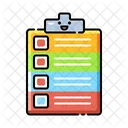 Project Management Task List Icon