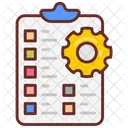 Project Management Project Objectives Sampling Icon