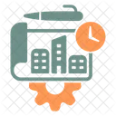 Project Management Construction Architecture Icon