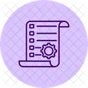 Project Management Planning Execution Icon