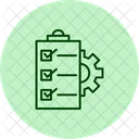 Project Management Pentaglow Icon Icon