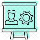 Project Management Color Shadow Thinline Icon Icon