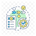 Project Management Project Workflow Icon