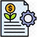 Project Management Growing Investment Icon