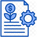 Project Management Growing Investment Icon