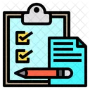 Clipboard Checklist File Icon