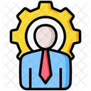 Project Manager Boss Leader Icon