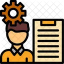 Project Manager Coordinator Organizer Icon