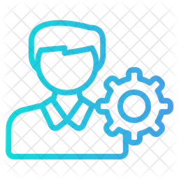 Project Manager Icon - Download in Gradient Style