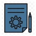 Project Plan Workflow Strategy Icon