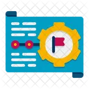 Project Plan Project Management Workflow Icon