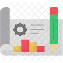 Project Planning Project Strategy Project Goals Icon