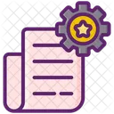 Project Report Project Document Content Management Icon