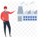 Project Site Factory Site Work Place Icon