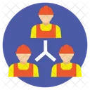 Project Staff Teamwork Icon