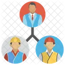 Project Staff Relation  Icon