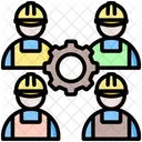 Project Team Construction Team Icon