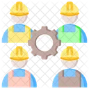 Project Team Construction Team Icon