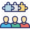 Jigsaw Project Teams Puzzle Icon