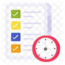 Project Time Project Deadline Project Timeline Icon
