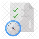 Project Deadline Project Schedule Project Timeline Icon