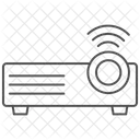 Projecteur Thinline Icon Icône