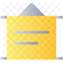 Projection Screen Presentation Icon