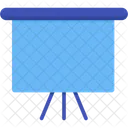 Projector Screen Presentation Board Flipper Board Icon